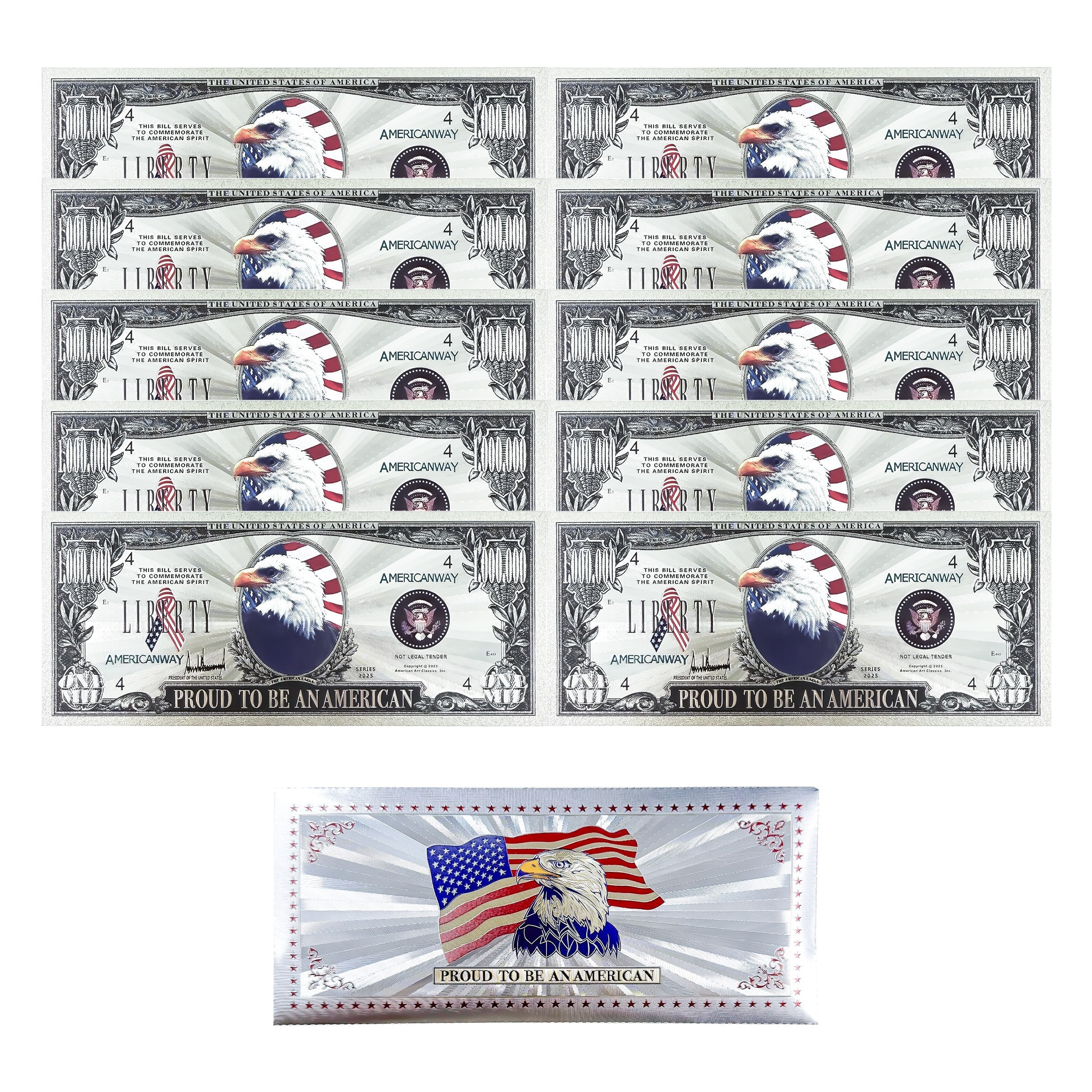 One Million Silver Eagle Bill - Image 3