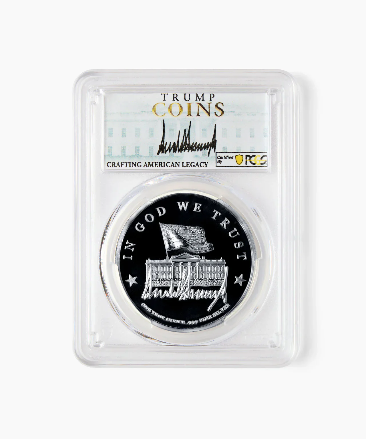 President Trump First 2025 Edition Silver Medallion - Image 3