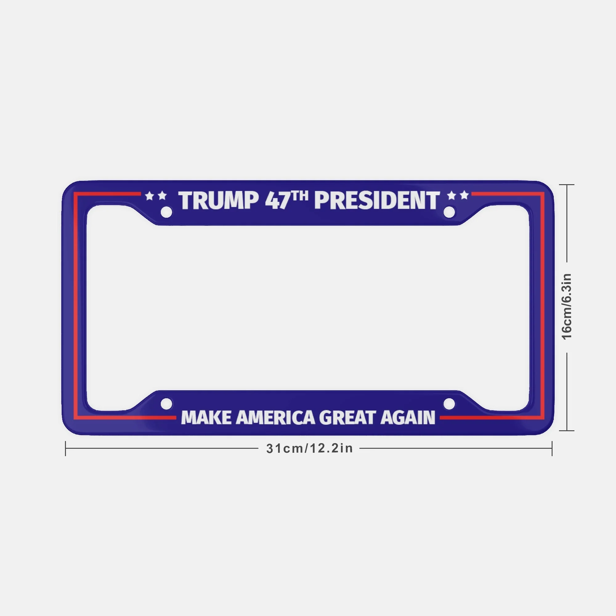Trump 47th President - License Plate Frame - Image 4