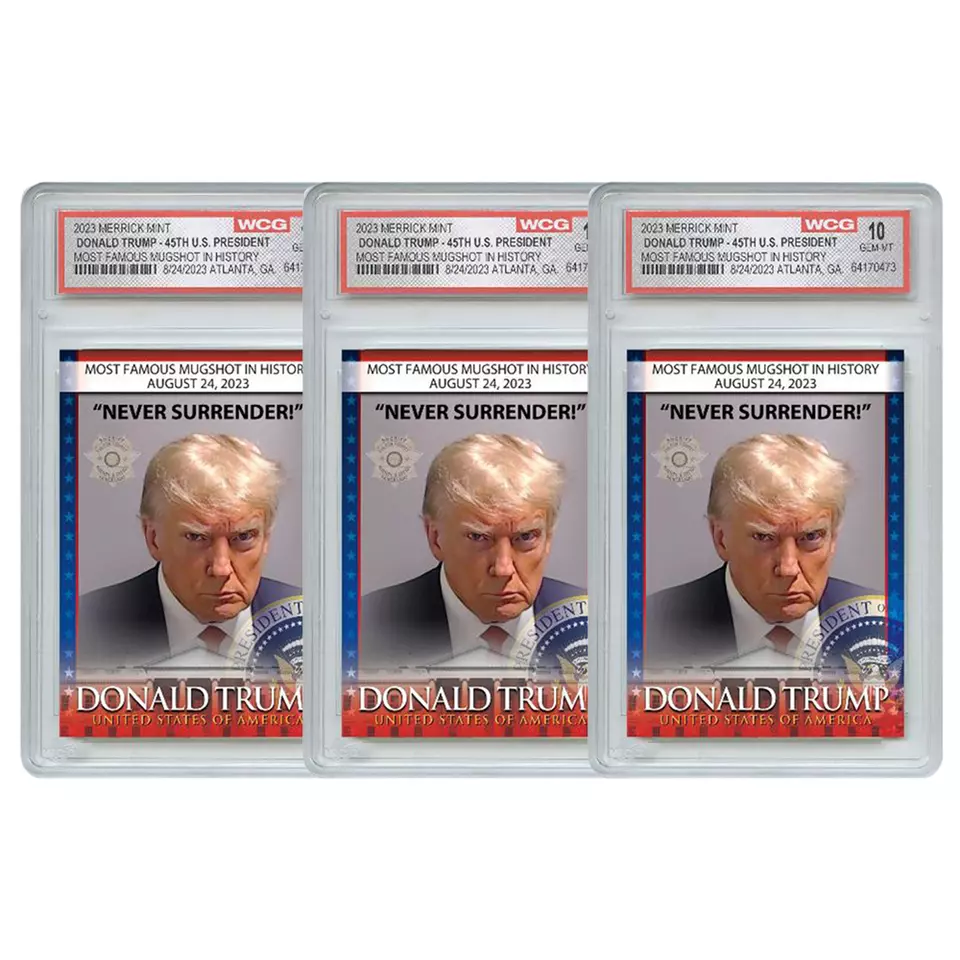 Trump Mugshot Collectible Trading Card - Limited Signature Edition - Image 3
