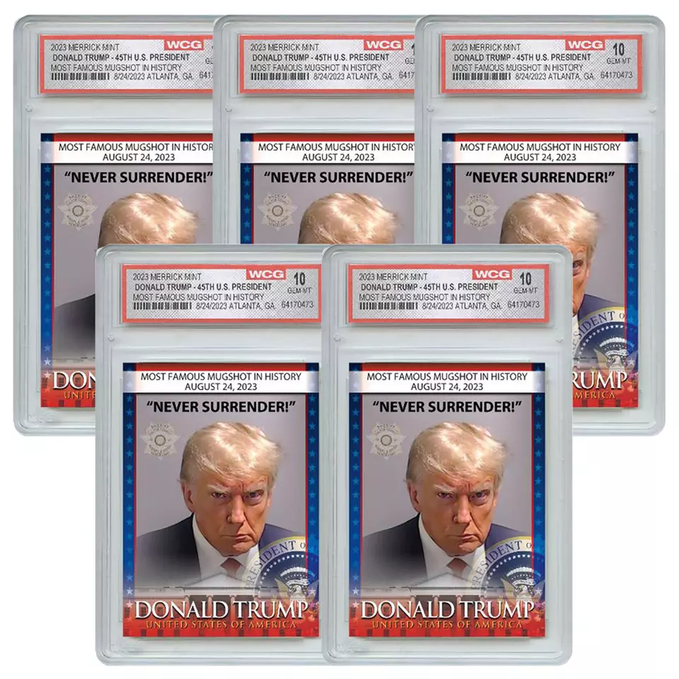 Trump Mugshot Collectible Trading Card - Limited Signature Edition - Image 4