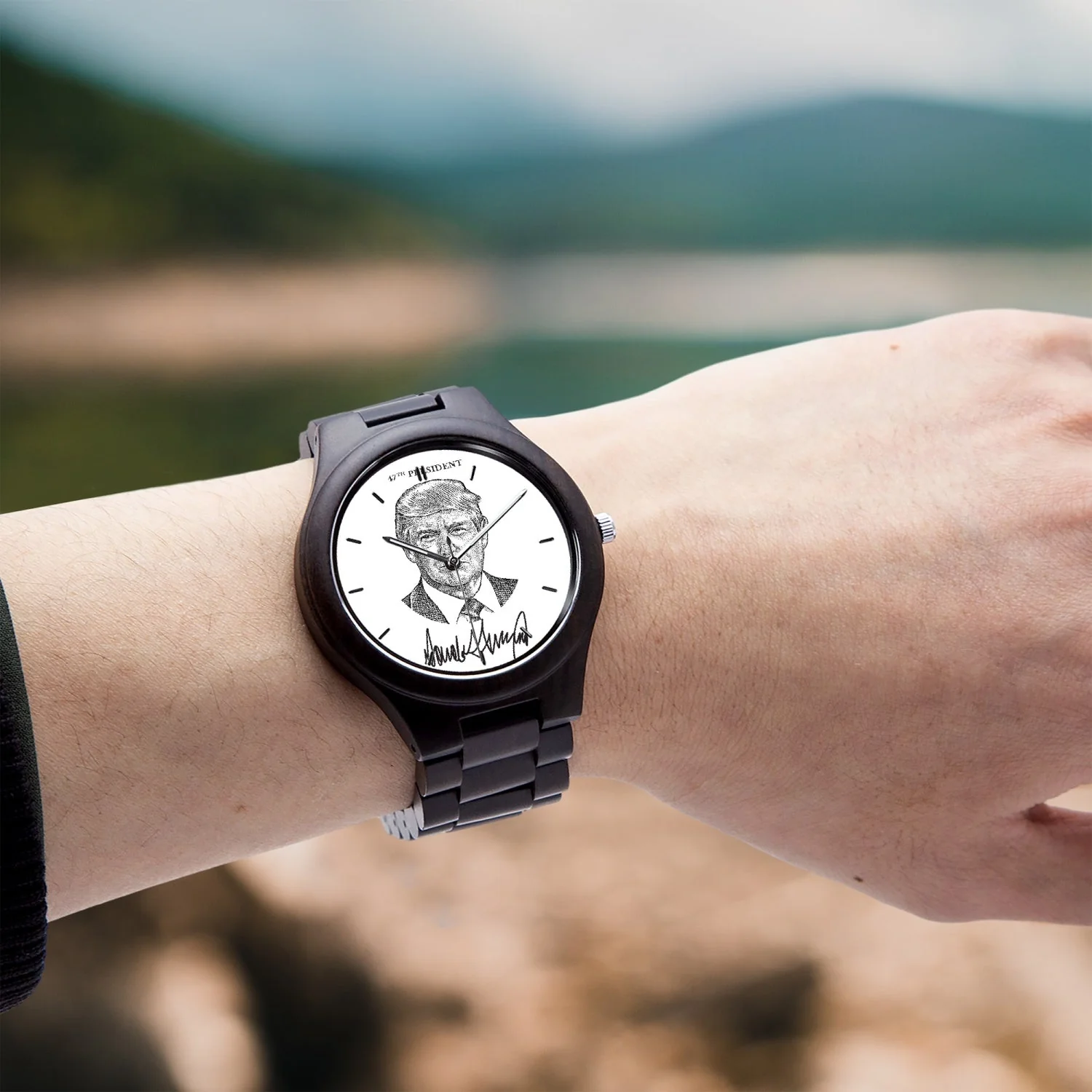 Victory Black Trump President 47 Watch - Image 6